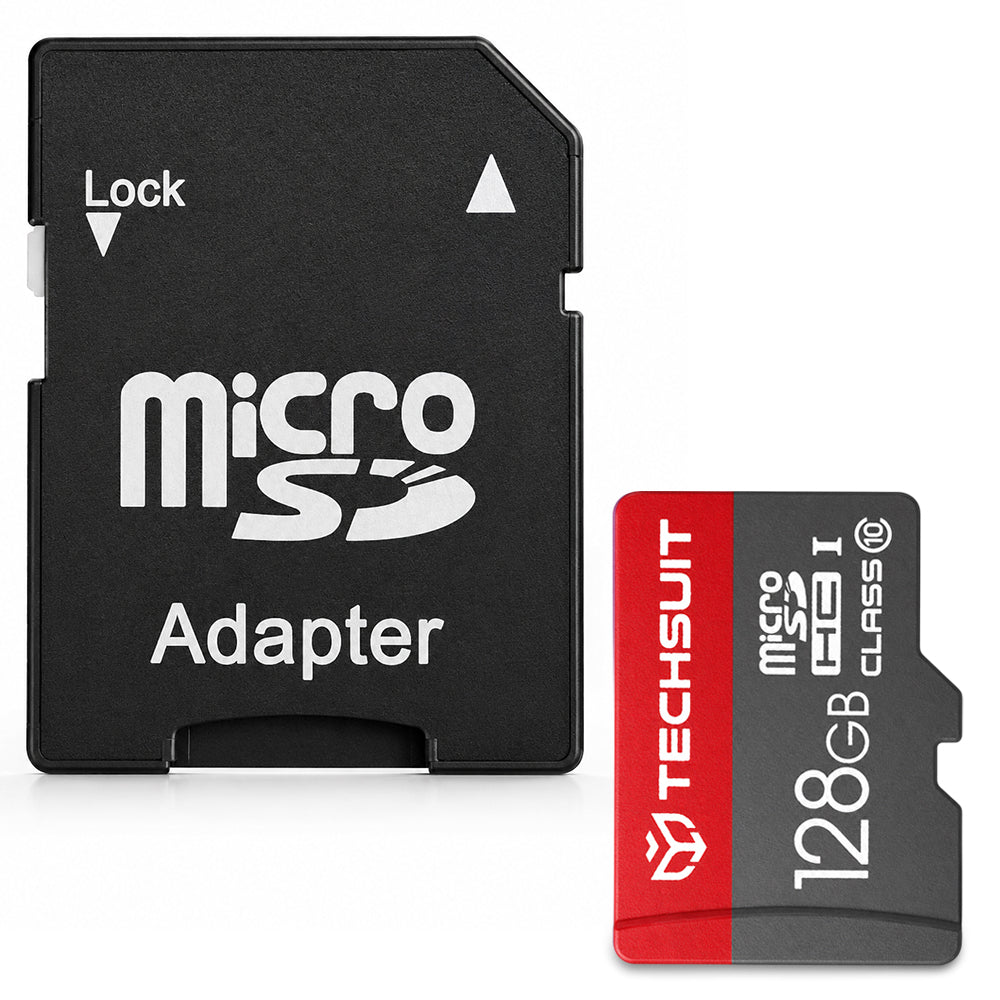 Card Memorie microSDXC Techsuit THCM26, 128Gb, Clasa 10, Cu Adaptor