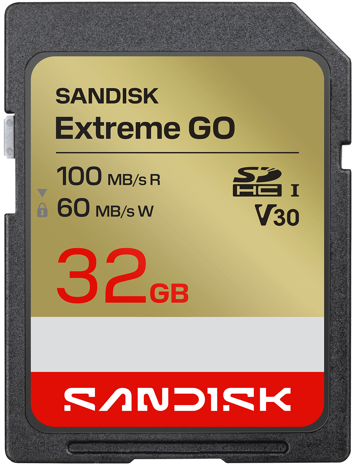 Card Memorie SDHC SanDisk Extreme Go, 32Gb, Clasa 10 / UHS-1 U1 SDSDXGN-032G-GNCIN