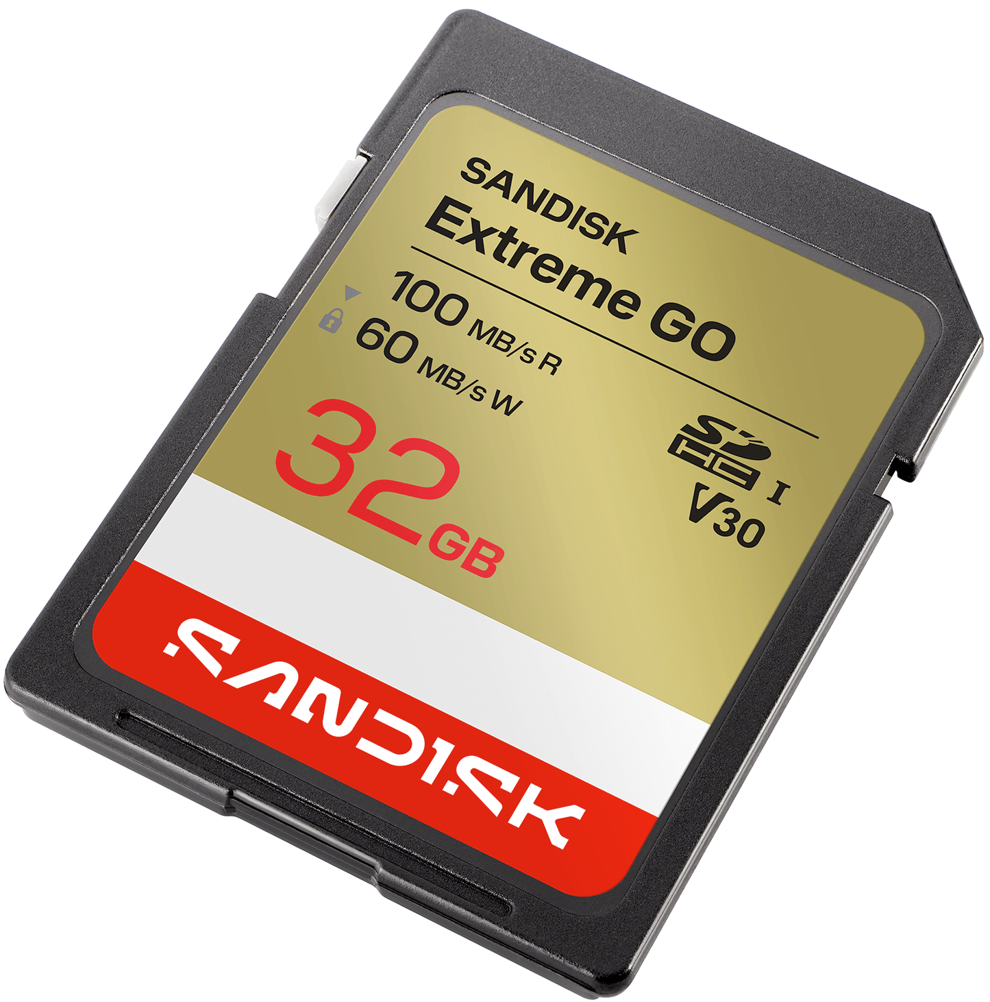 Card Memorie SDHC SanDisk Extreme Go, 32Gb, Clasa 10 / UHS-1 U1 SDSDXGN-032G-GNCIN