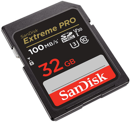 Card Memorie SDHC SanDisk Extreme Pro, 32Gb, Clasa 10 / UHS-1 U3 SDSDXXO-032G-GN4IN