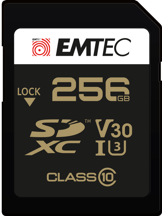 Card Memorie SDXC Emtec SpeedIn Pro, 256Gb, Clasa 10 / UHS-1 U3 ECMSD256GXC10SP