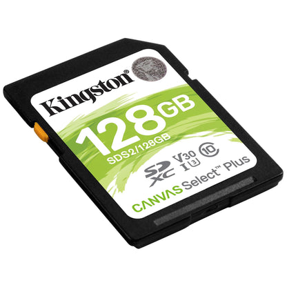 Card Memorie SDXC Kingston Canvas Select Plus, 128Gb, Clasa 10 / UHS-1 U1 SDS2/128GB-SD