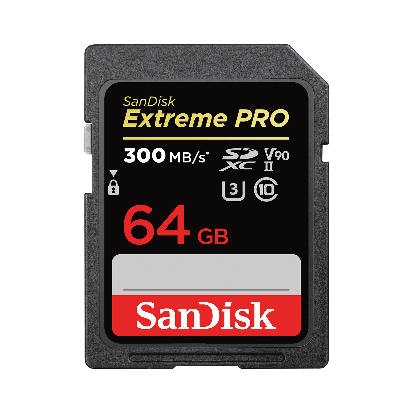 Card Memorie SDXC SanDisk Extreme Pro, 64Gb, Clasa 10 / UHS-1 U3 SDSDXXU-064G-GN4IN