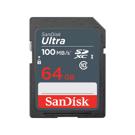 Card Memorie SDXC SanDisk Ultra, 64Gb, Clasa 10 SDSDUNR-064G-GN3IN