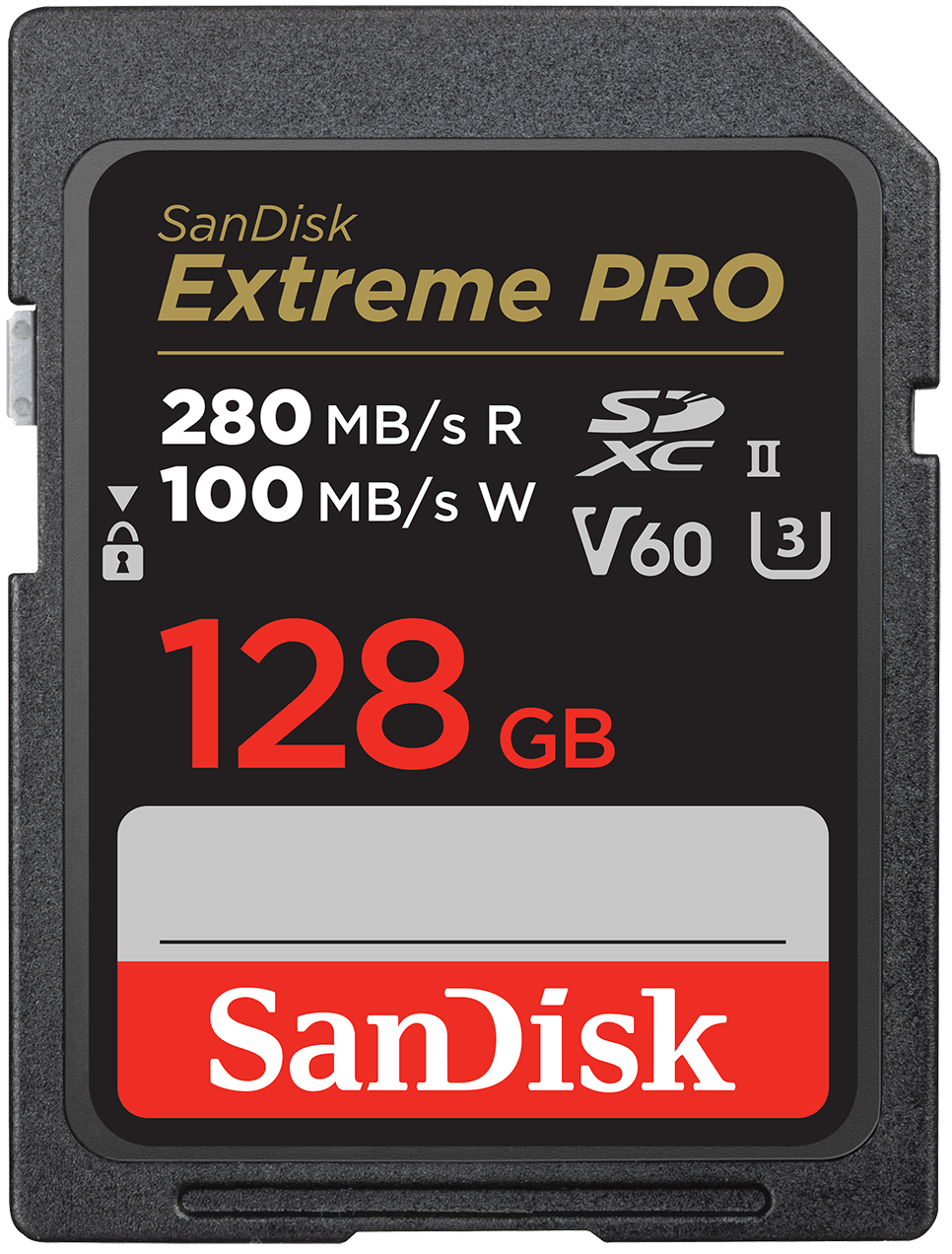 Card Memorie SDXC SanDisk Extreme Pro, 128Gb, Clasa 10 / UHS-2 U3 SDSDXEP-128G-GN4IN