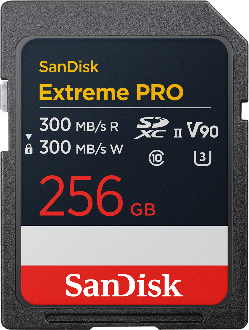 Card Memorie SDXC SanDisk Extreme Pro, 256Gb, Clasa 10 / UHS-2 U3 SDSDXDM-256G-GN4IN
