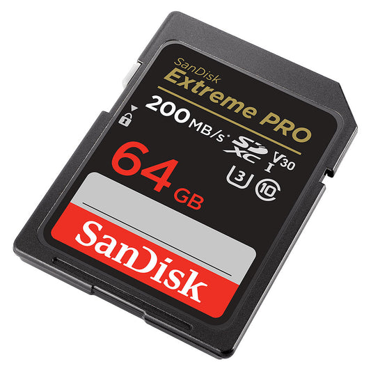 Card Memorie SDXC SanDisk Extreme Pro, 64Gb, Clasa 10 / UHS-1 U3 SDSDXXU-064G-GN4IN