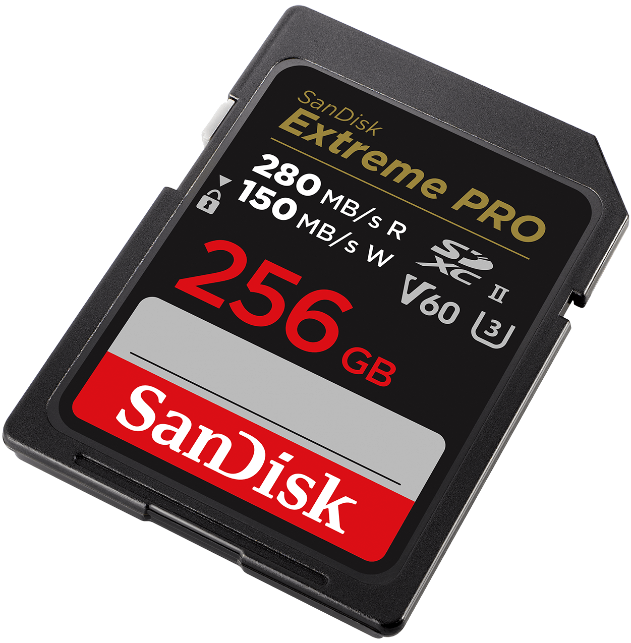 Card Memorie SDXC SanDisk Extreme Pro, 256Gb, Clasa 10 / UHS-2 U3 SDSDXEP-256G-GN4IN