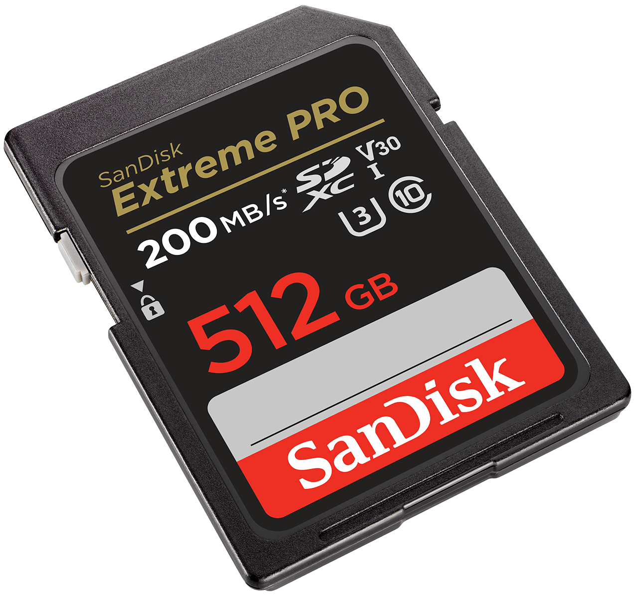 Card Memorie SDXC SanDisk Extreme Pro, 512Gb, Clasa 10 / UHS-1 U3 SDSDXXD-512G-GN4IN