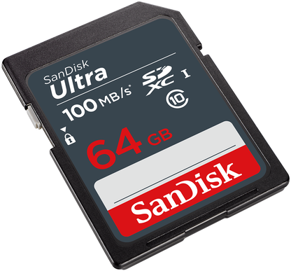 Card Memorie SDXC SanDisk Ultra, 64Gb, Clasa 10 SDSDUNR-064G-GN3IN