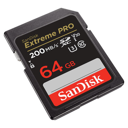 Card Memorie SDXC SanDisk Extreme Pro, 64Gb, Clasa 10 / UHS-1 U3 SDSDXXU-064G-GN4IN