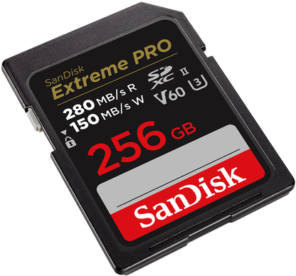Card Memorie SDXC SanDisk Extreme Pro, 256Gb, Clasa 10 / UHS-2 U3 SDSDXEP-256G-GN4IN