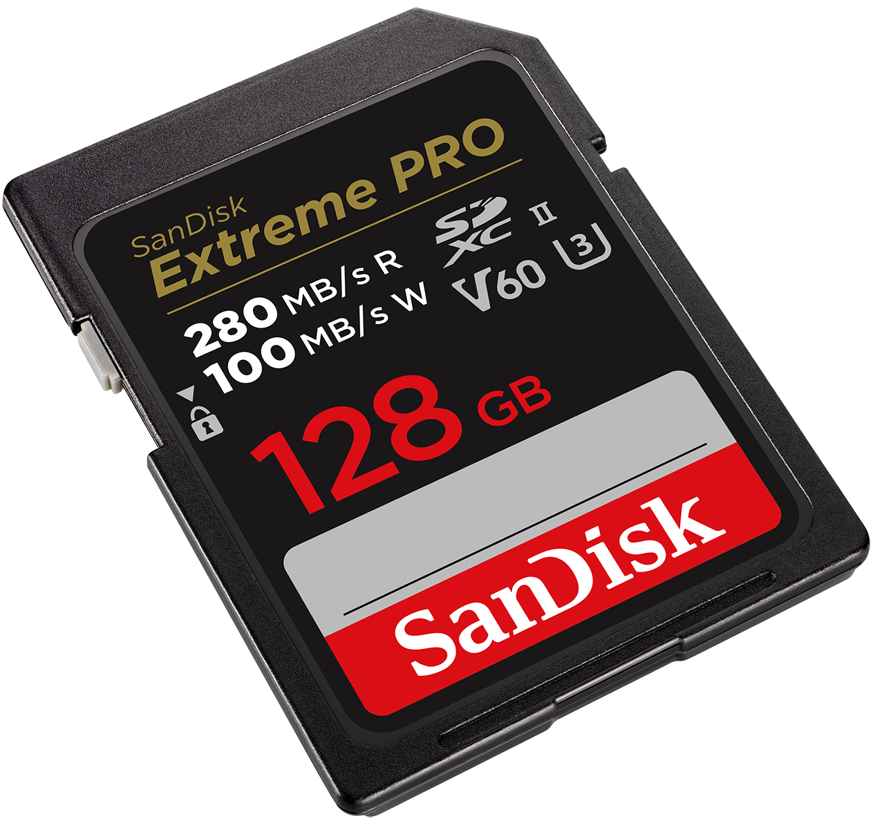 Card Memorie SDXC SanDisk Extreme Pro, 128Gb, Clasa 10 / UHS-2 U3 SDSDXEP-128G-GN4IN