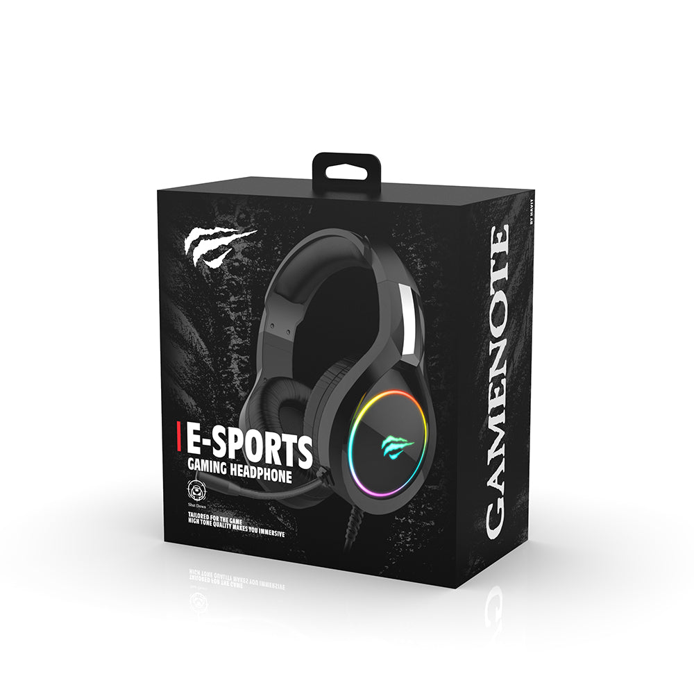 Casti Gaming 3.5mm HAVIT H2002D, 2m, Roz