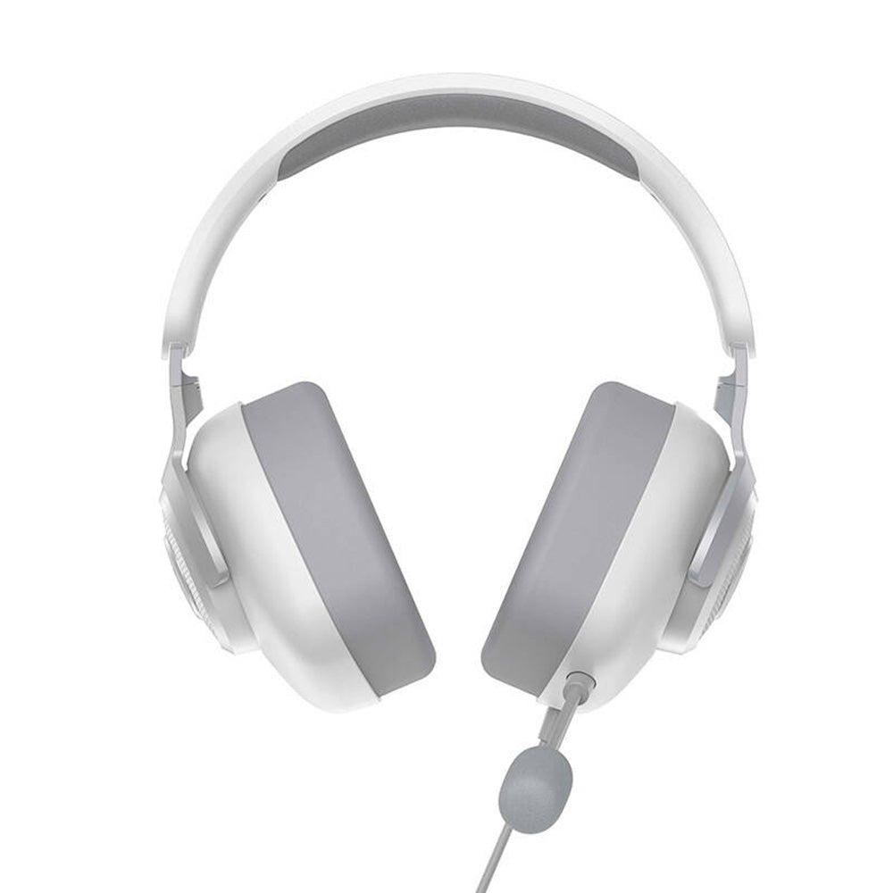 Casti Gaming 3.5mm HAVIT H2230d, 1.8m, Albe