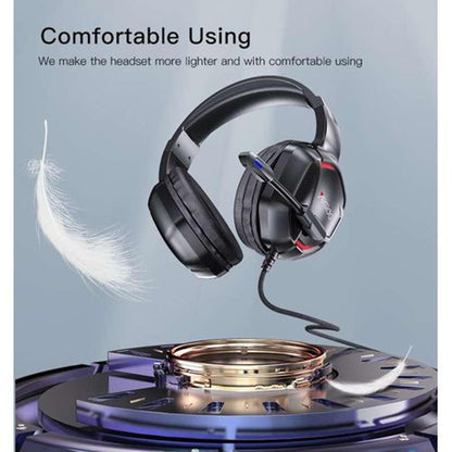 Casti Gaming 3.5mm Yesido EK01, RGB, 1.2m, Negre