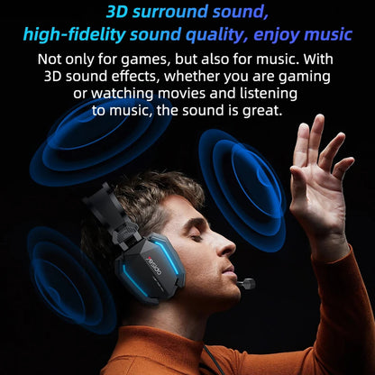 Casti Gaming 3.5mm Yesido EK03, RGB, 2m, Negre