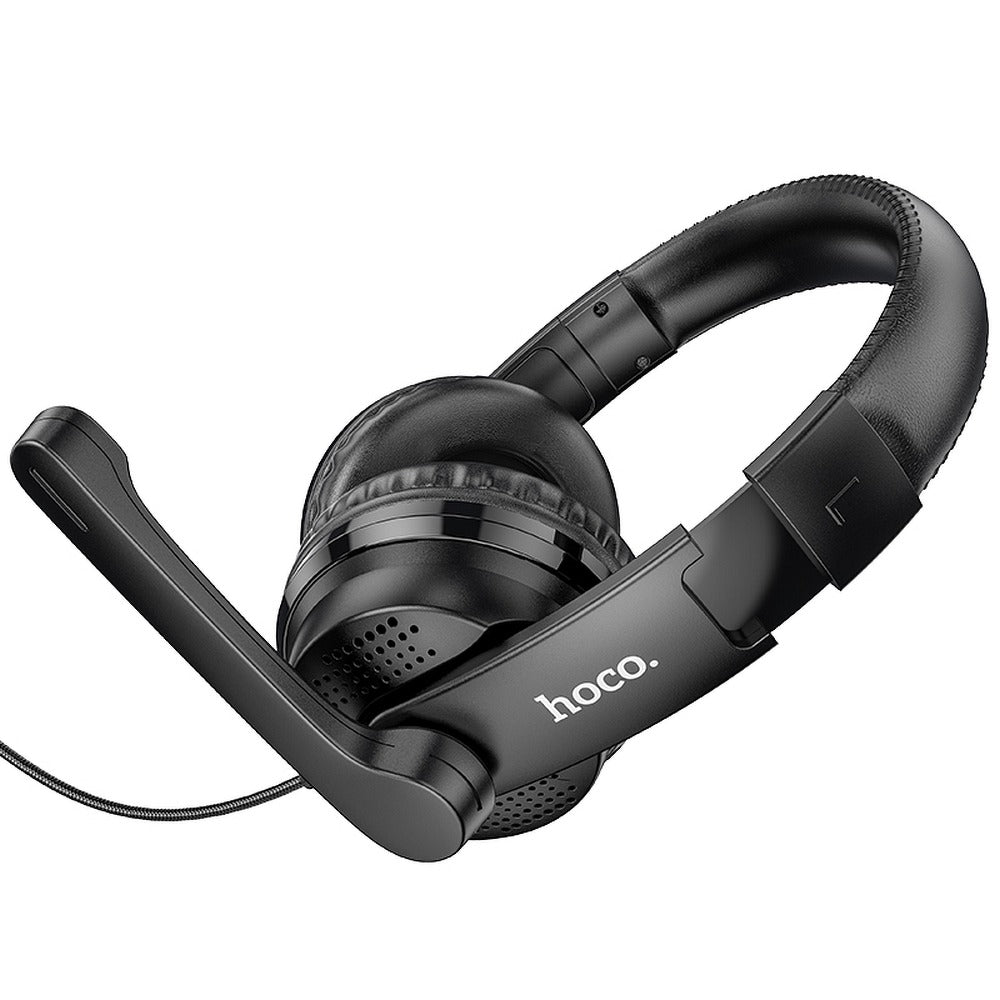 Casti Gaming 3.5mm HOCO W103, Negre