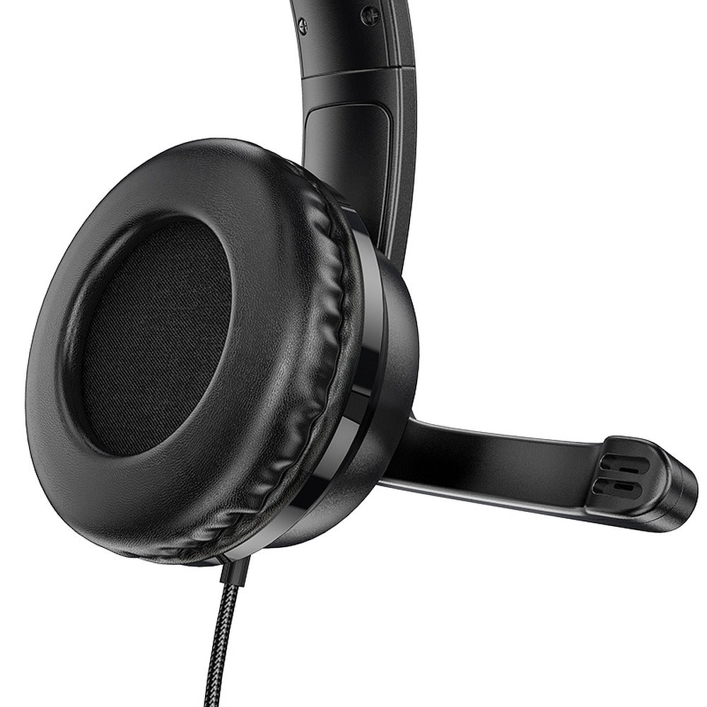 Casti Gaming 3.5mm HOCO W103, Negre
