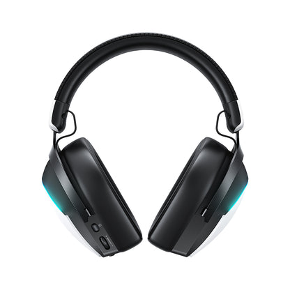 Casti Gaming Wireless Acefast H11, RGB, BT / Wi-FI / Wired, Albe