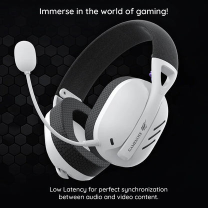 Casti Gaming Wireless HAVIT Fuxi-H3, BT / Wi-Fi / Wired, Gri
