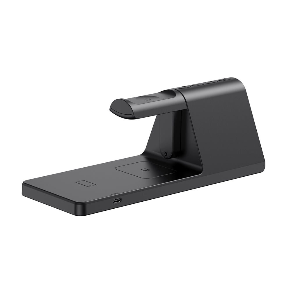 Ceas Digital HAVIT W3042 4in1 cu Incarcare Wireless QI, Negru