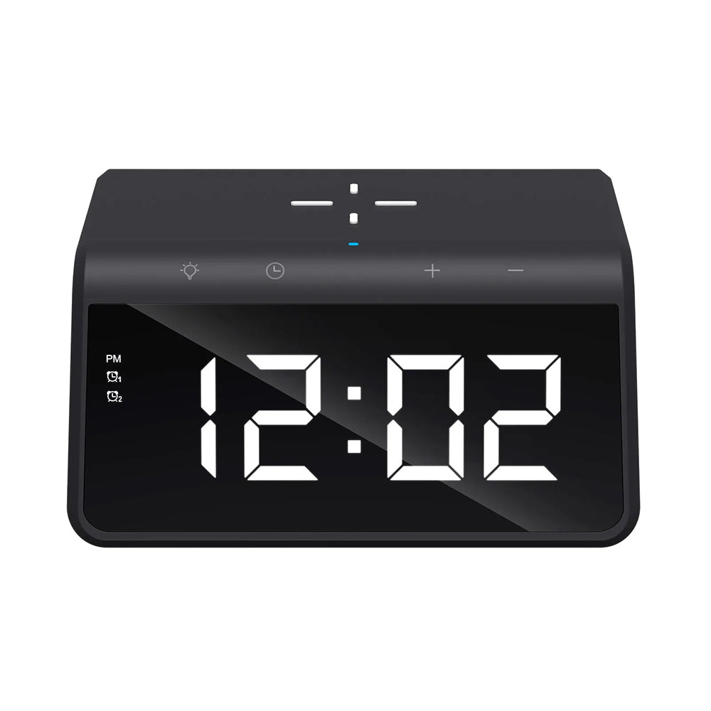 Ceas Digital HAVIT W320 cu Incarcare Wireless QI, Negru