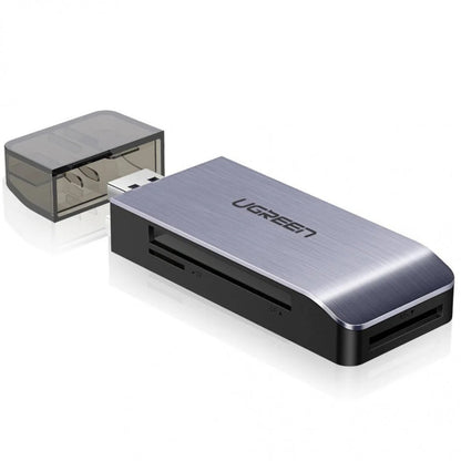 Cititor Card USB 3.0 UGREEN CM180, SD - microSD - CF - MS, Gri