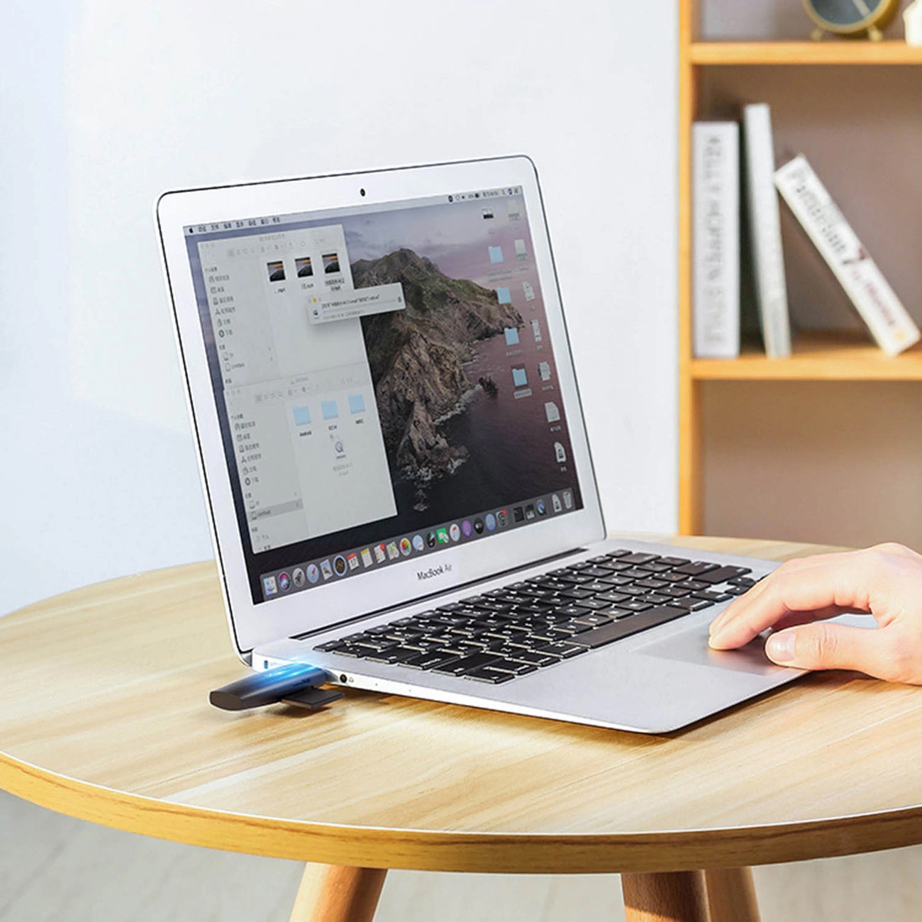 Cititor Card USB / USB-C UGREEN CM304, SD - microSD, Negru