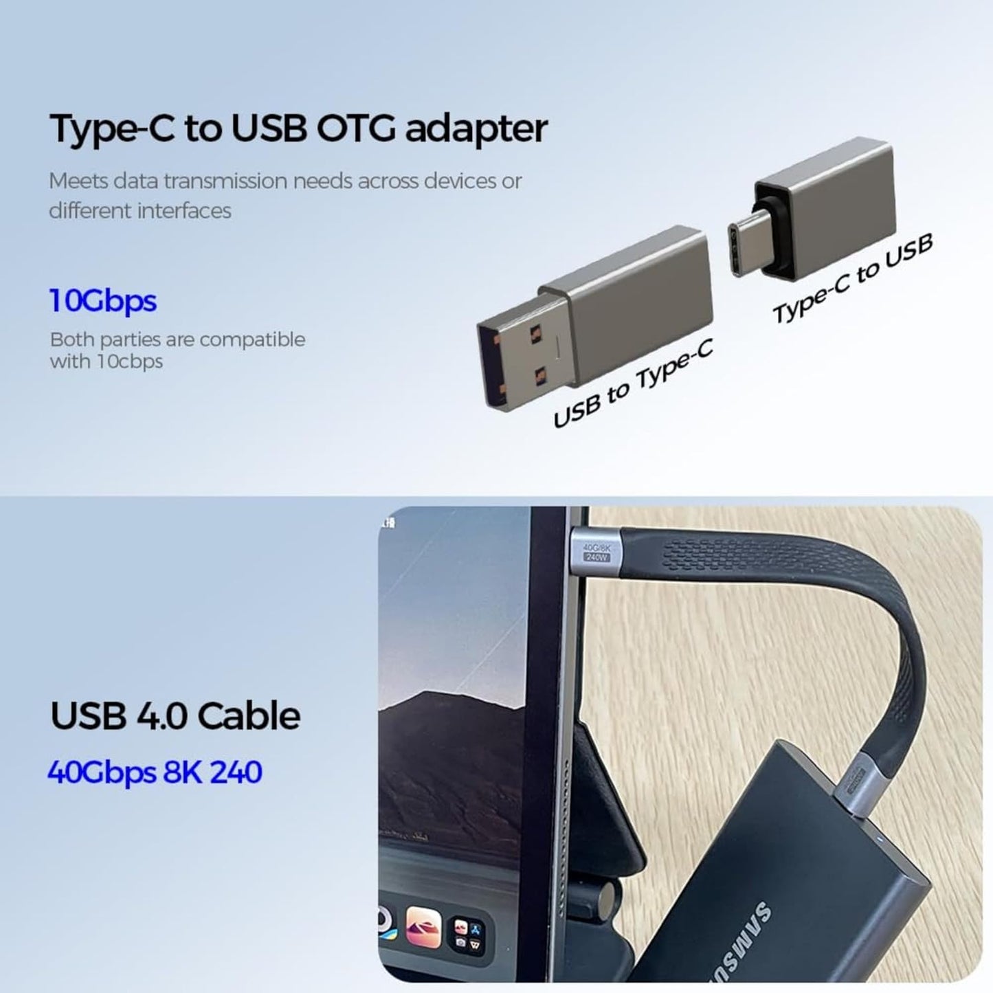 Cititor Card USB / USB-C OEM OmniLink Pro-002 Travel, 7in1, Gri