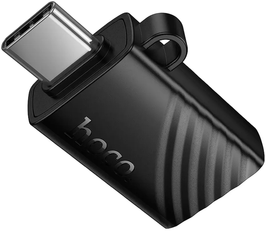 Cititor Card USB-C HOCO HB53, microSD, Negru