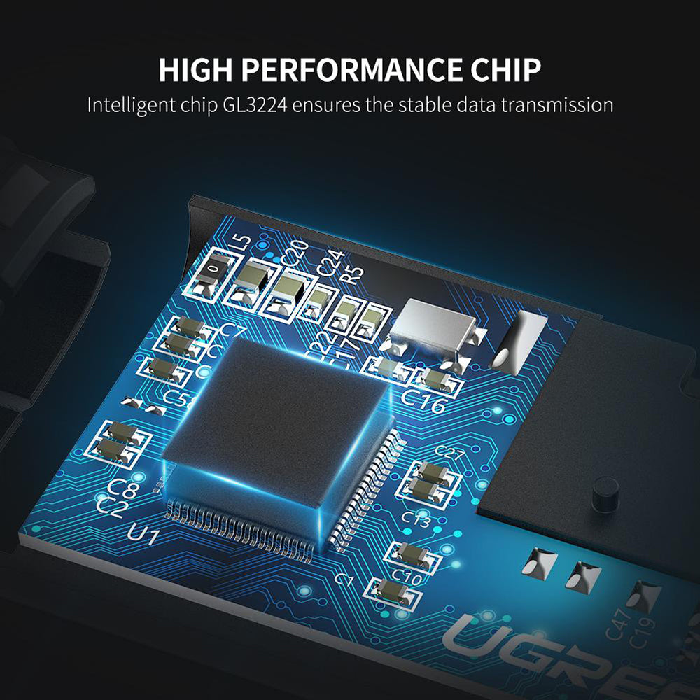 Cititor Card USB-C UGREEN CM184, SD - microSD, Gri