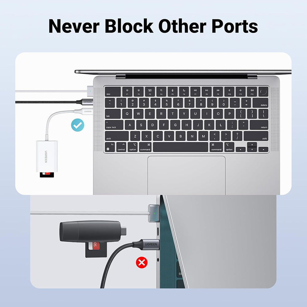 Cititor Card USB-C UGREEN CM265, SD - microSD, Alb