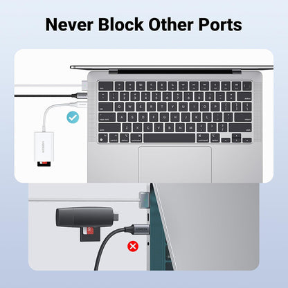 Cititor Card USB-C UGREEN CM265, SD - microSD, Alb