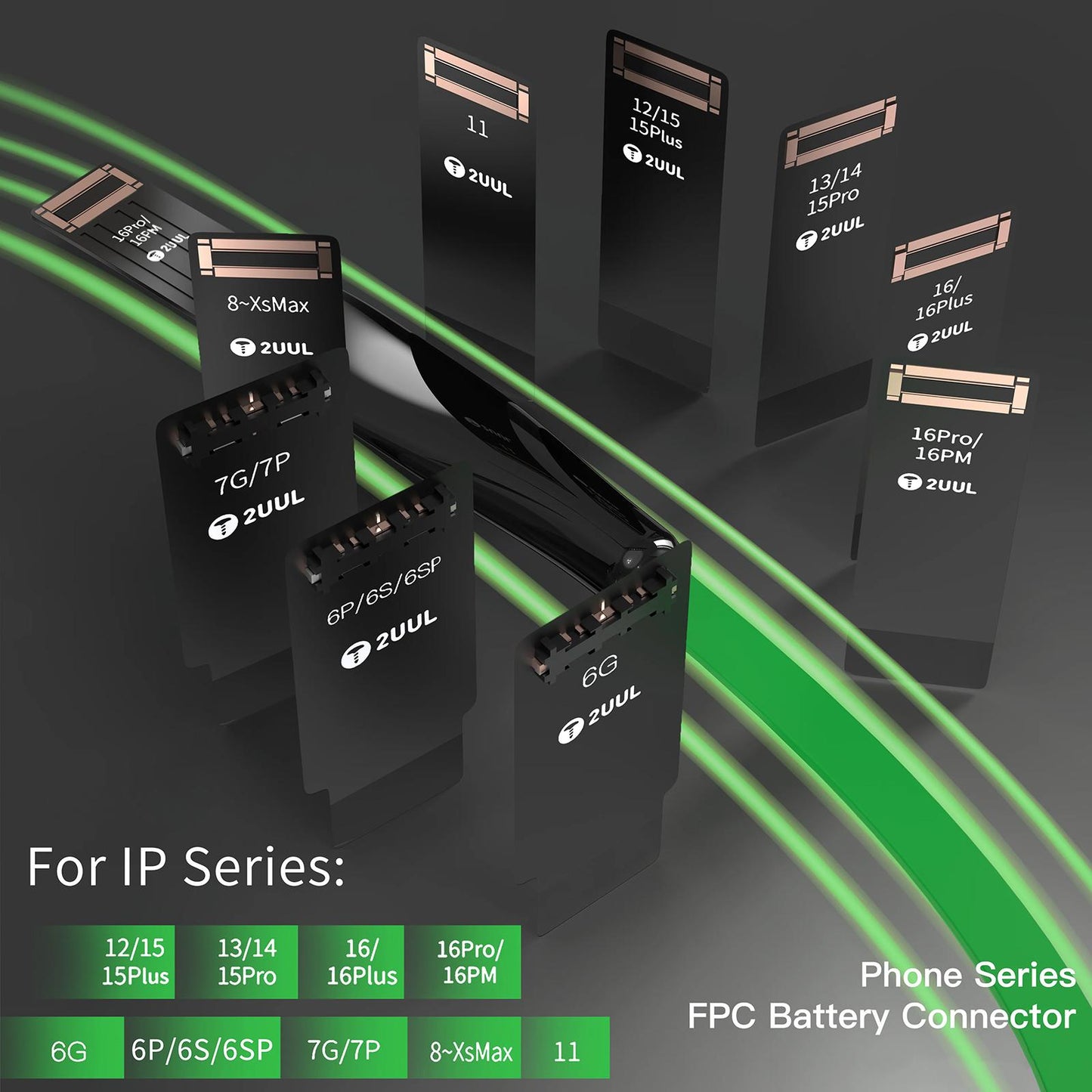 Conector FPC 2UUL BT03 pentru Acumulator Apple iPhone 6 - 16 Pro Max Series