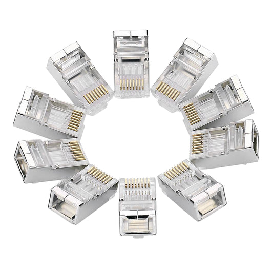 Conector Retea UGREEN NW111, RJ45, Cat6, Set 10 bucati