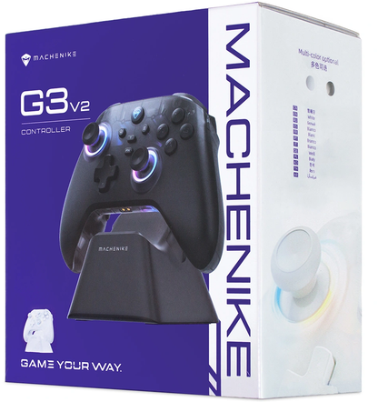 Controller Machenike G3 V2 cu Statie de Incarcare, Negru