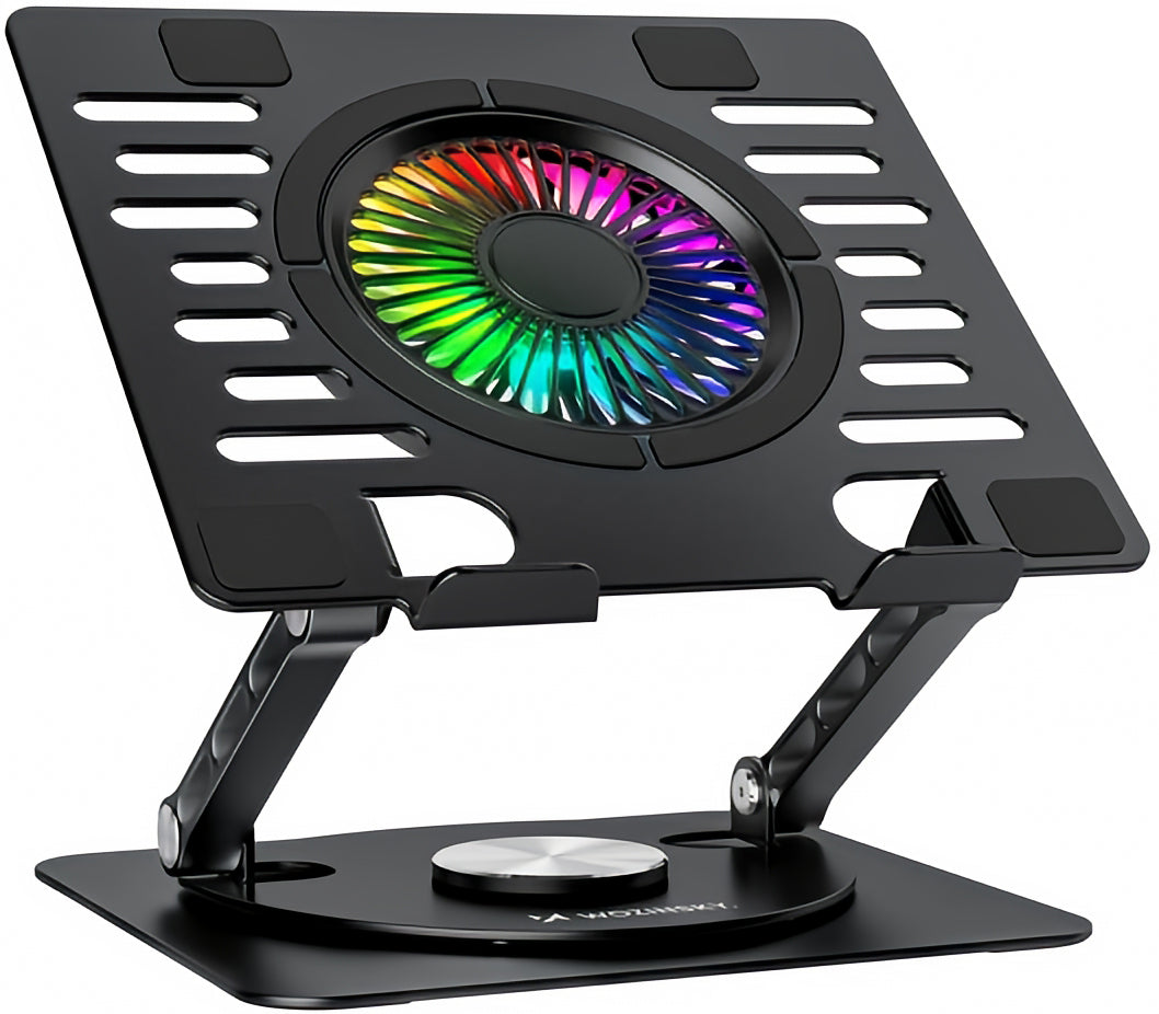Cooler WZK CoolBase pentru Laptop 10inch - 16inch, RGB, Negru