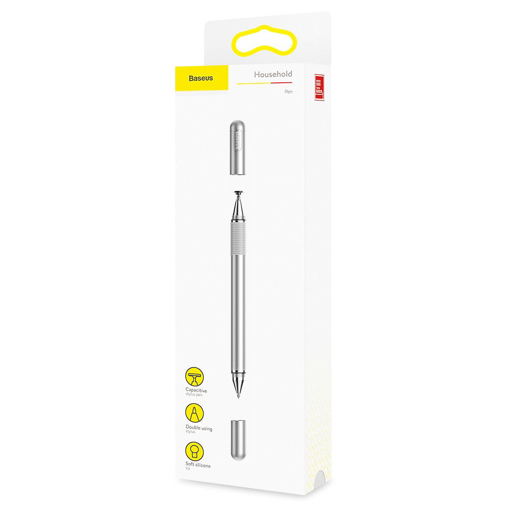 Touch Pen Baseus 2in1, Argintiu ACPCL-0S