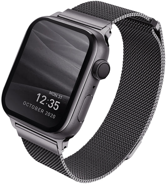 Curea UNIQ Dante pentru Apple Watch 45mm / 44mm / 42mm Series, Gri