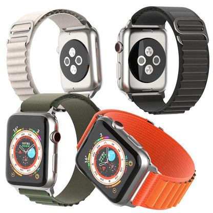 Curea Dama Techsuit W037 pentru Apple Watch 42mm / 41mm / 40mm / 38mm Series, Portocalie