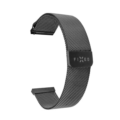 Curea Fixed Mesh pentru Huawei Watch / Xiaomi Watch Series, 22mm, Neagra