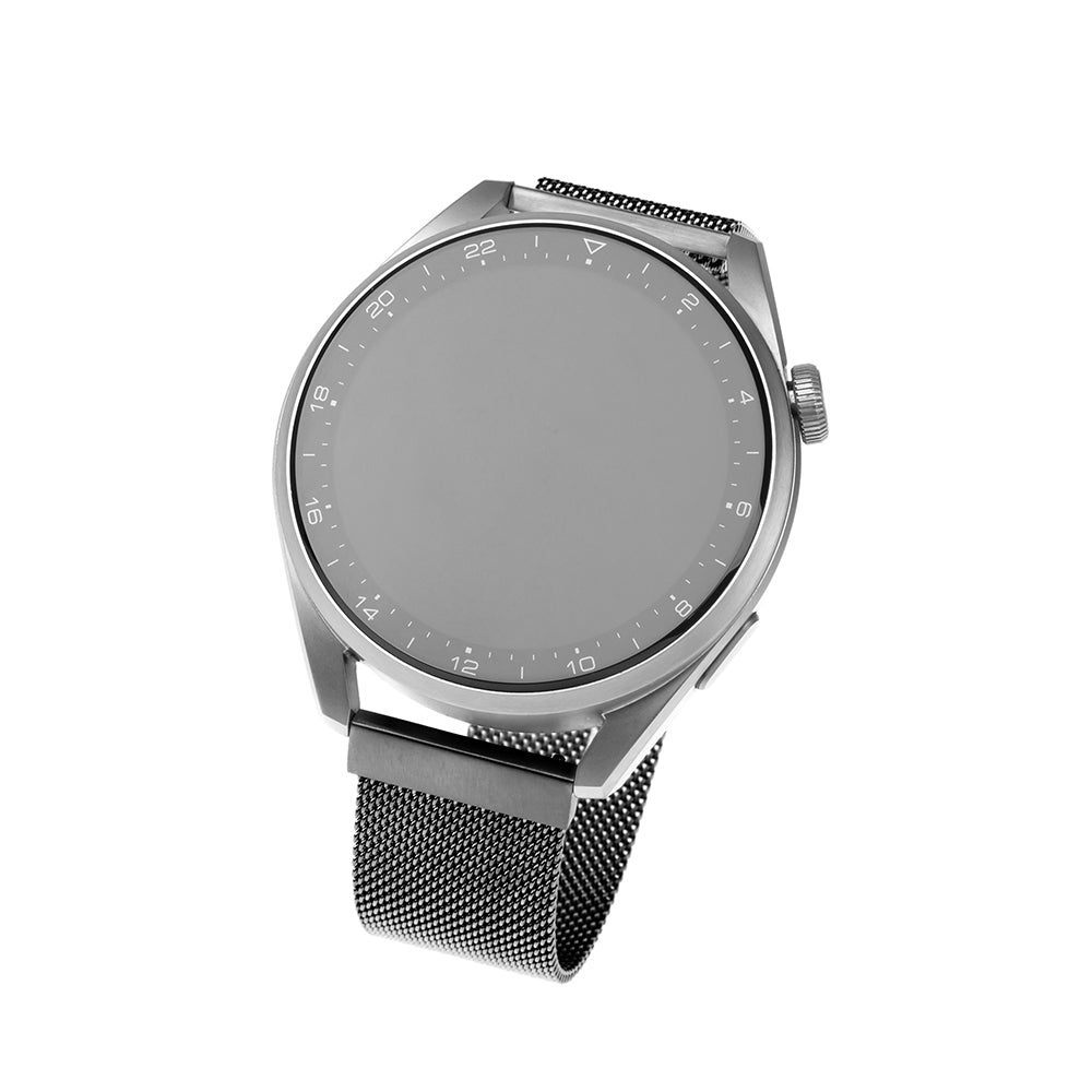 Curea Fixed Mesh pentru Huawei Watch / Xiaomi Watch Series, 22mm, Neagra