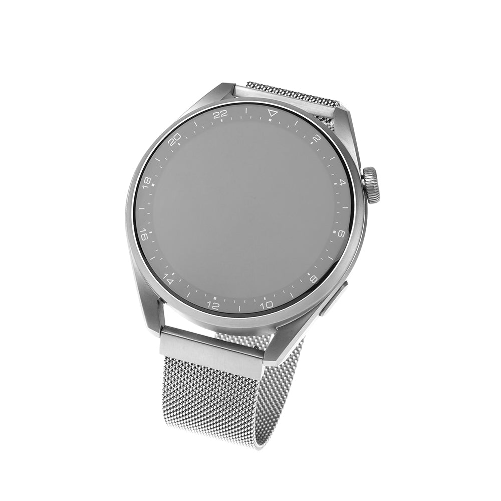 Curea Fixed Mesh pentru Samsung Galaxy Watch / Huawei Watch Series, 20mm, Argintie