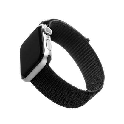 Curea Fixed Nylon pentru Apple Watch 49mm / 46mm / 45mm / 44mm / 42mm Series, Neagra