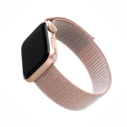 Curea Fixed Nylon pentru Apple Watch 49mm / 46mm / 45mm / 44mm / 42mm Series, Roz Aurie