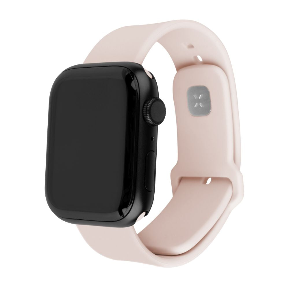 Curea Fixed Silicone Sporty pentru Apple Watch 42mm / 41mm / 40mm / 38mm Series, Roz