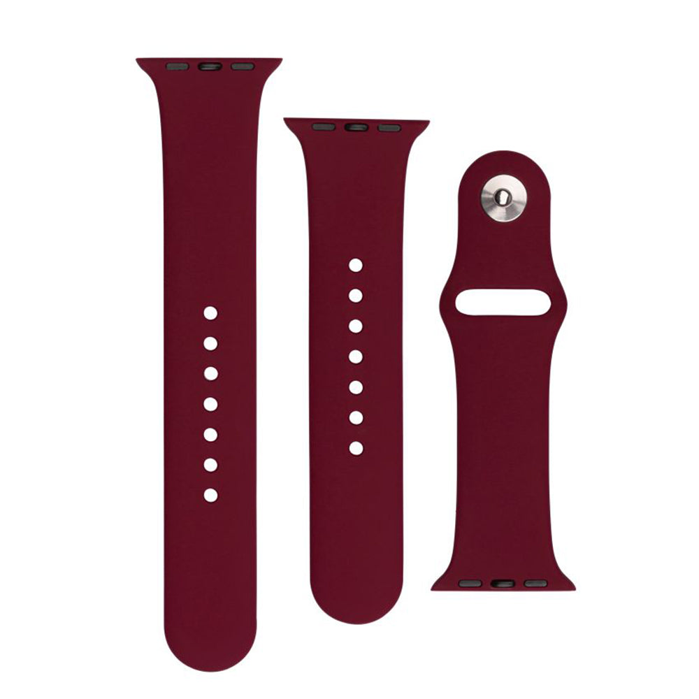 Curea Fixed Silicone Sporty pentru Apple Watch 49mm / 46mm / 45mm / 44mm / 42mm Series, Visinie