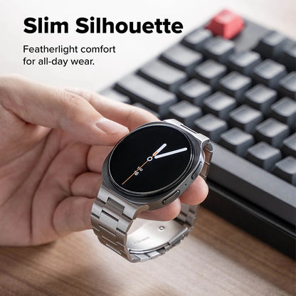 Curea Ringke Metal One Air pentru Samsung Galaxy Watch8 / Watch8 Classic Series, Argintie