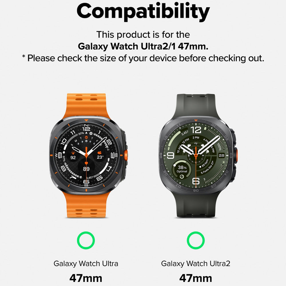 Curea Ringke Metal One Mesh pentru Samsung Galaxy Watch Ultra2, Neagra